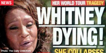Whitney Houston dying?