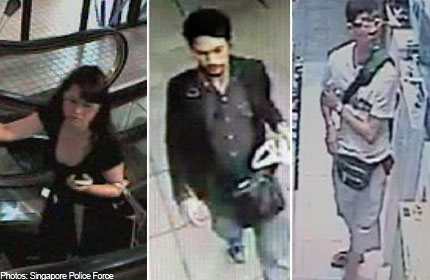 Police appeal for information on three persons