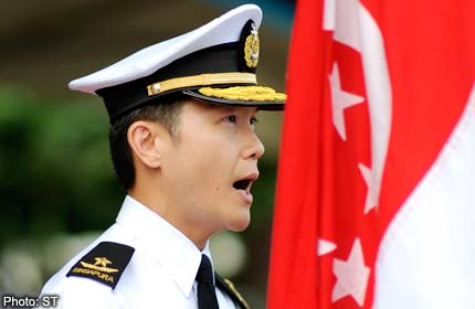 Singapore navy welcomes new chief