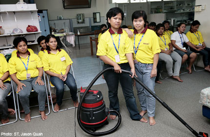 MORE OLDER MAIDS BEING HIRED IN SINGAPORE