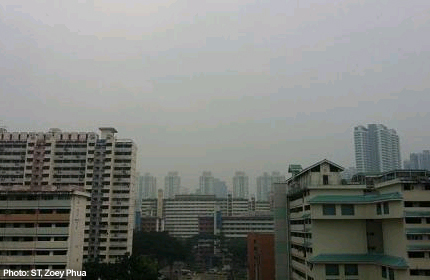 Haze returns, Sumatra fires the cause - Singapore