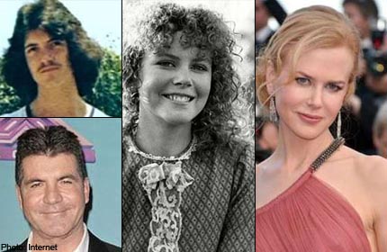 How celebrities looked then and now