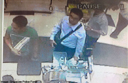 Police appeal for information on theft at Challenger in VivoCity