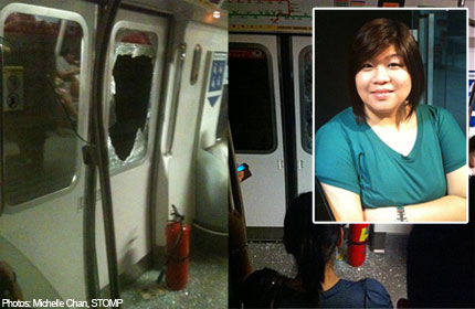 Man who smashed window 'a hero', says commuter