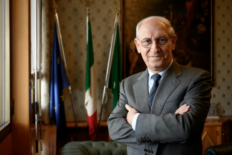 Giorgio Zanzi, sent by Rome to administer Campione d'Italia after the mayor left, can no longer afford fuel to keep the heating on in his office