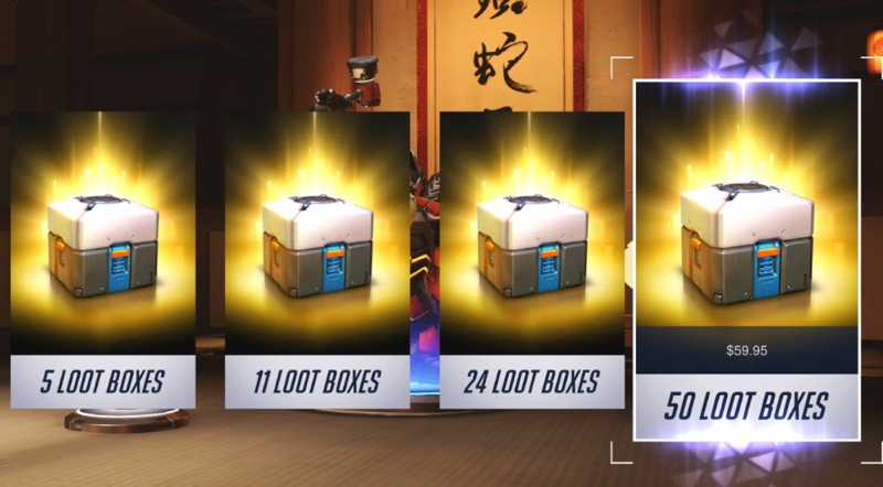 Overwatch lootboxes