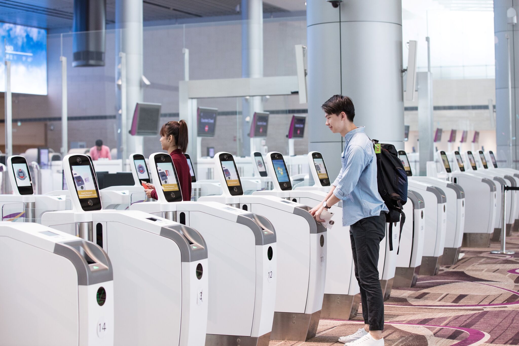 Automated Immigration Gate Photo: Changi Airport Group