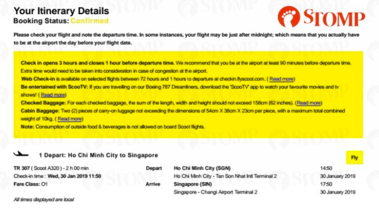 Man stuck in Ho Chi Minh for 2 days after being denied from boarding Scoot flight at airport, -