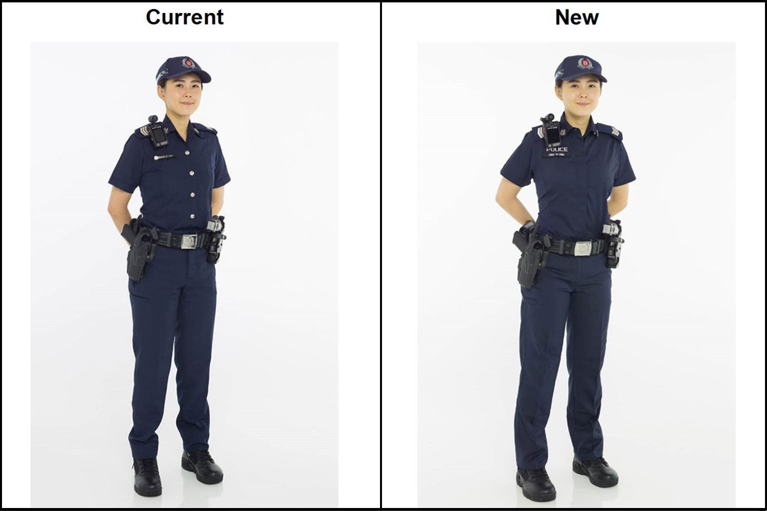 Singapore police officers to don new uniform that handles the heat and