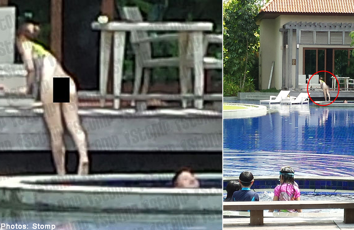 Couple causes stir at Resorts World Sentosa pool , Singapore News - AsiaOne