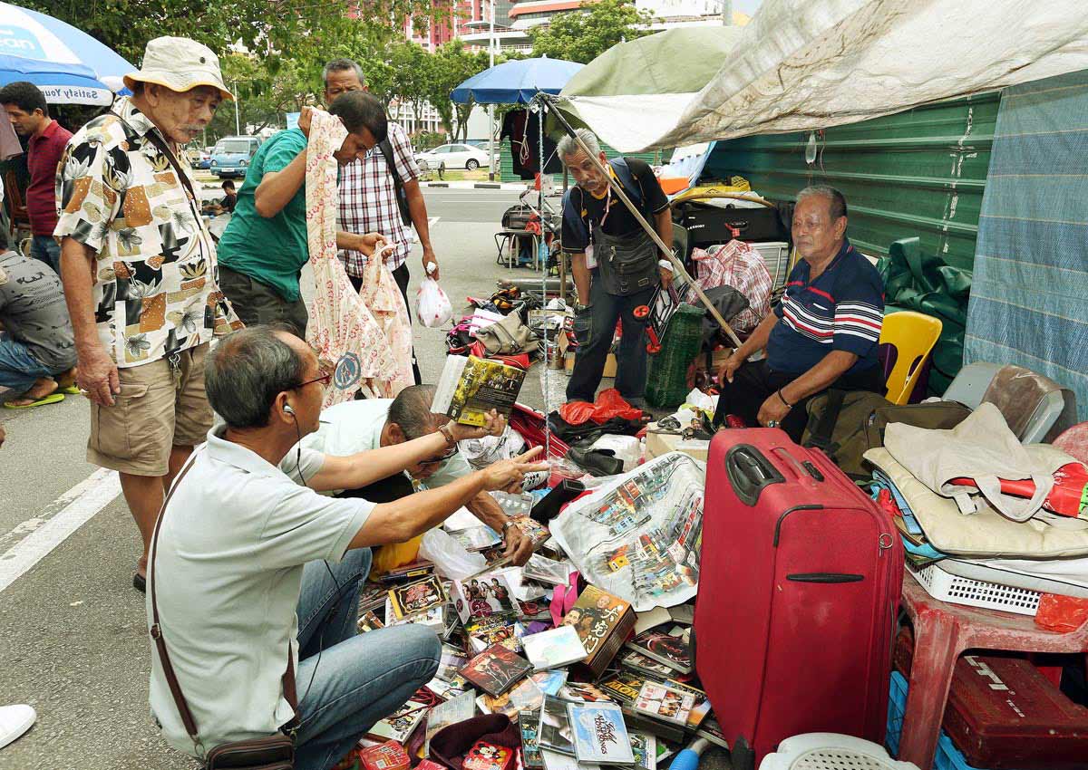 Image result for sungei road flea market