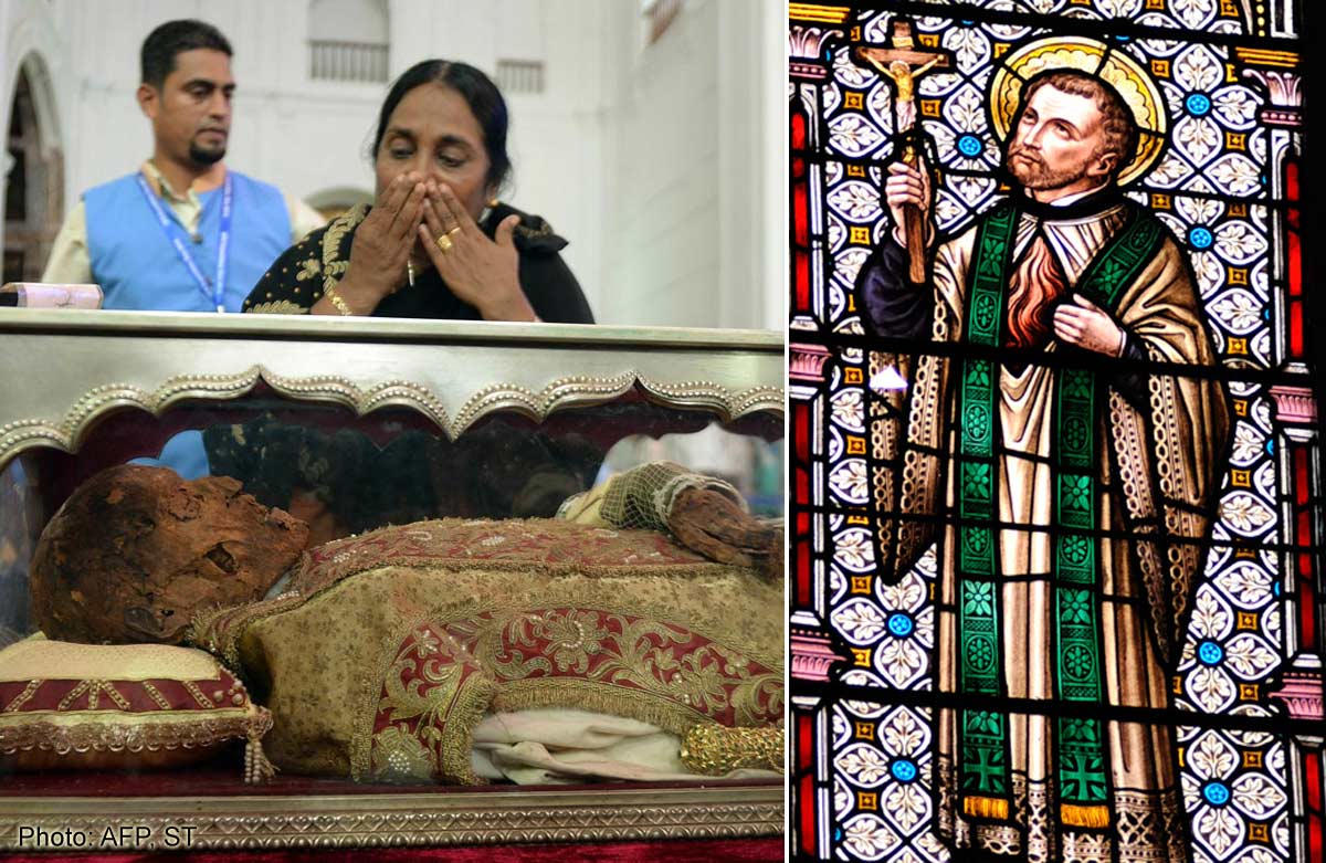 Saint Francis Xavier's body remains intact after 460 years, Asia News