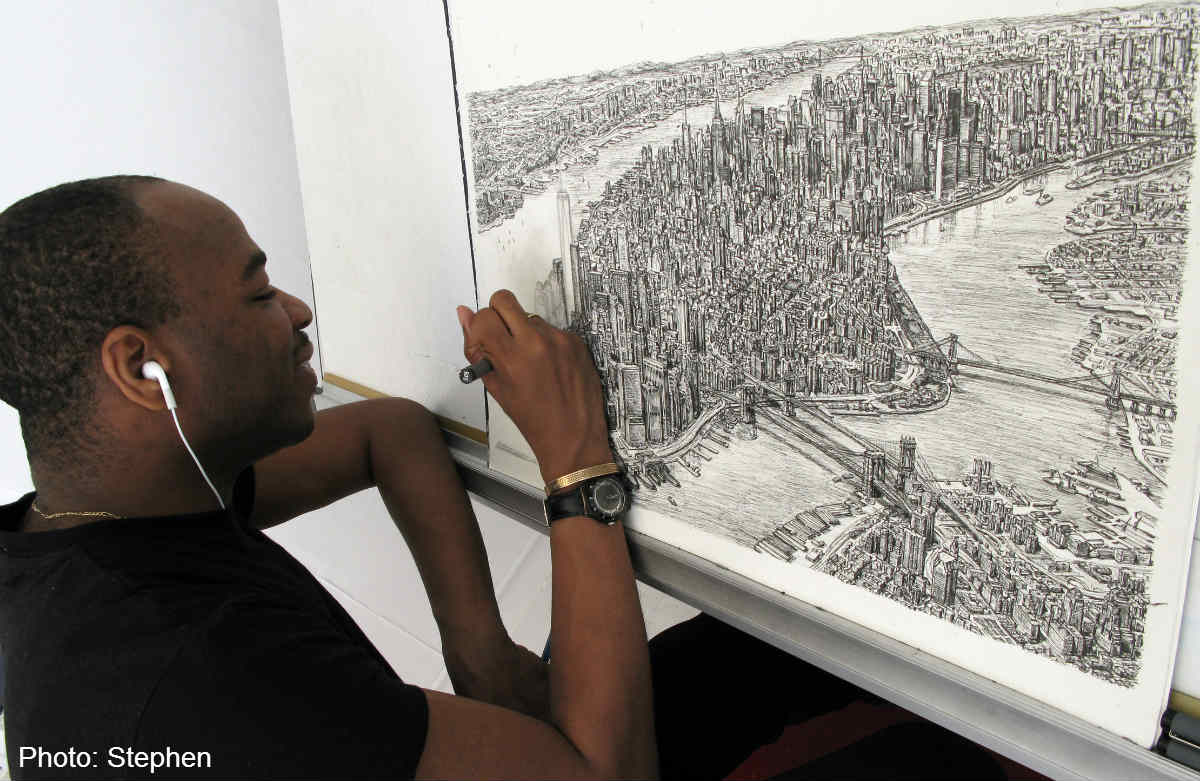 Artist draws cities from memory, Singapore News - AsiaOne