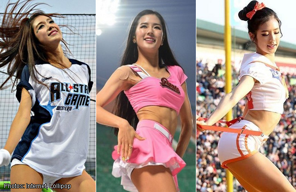 Image result for korean baseball cheerleaders