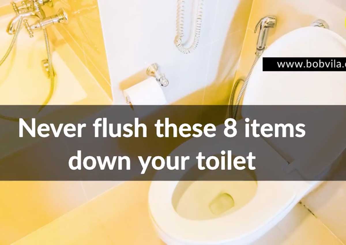 WATCH Never flush these 8 things down your toilet, World News AsiaOne