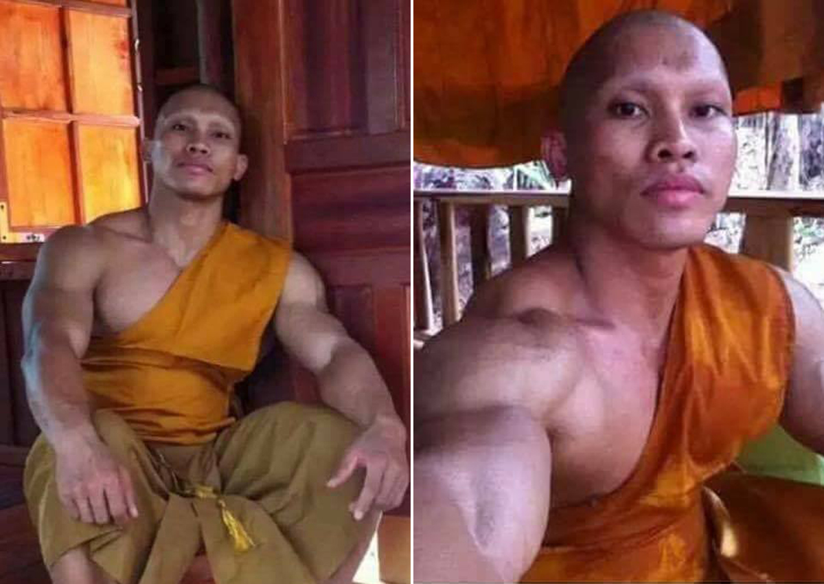Latest hunk to melt hearts online is Thai bodybuilding monk, Asia News