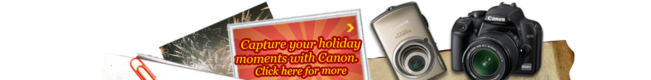 Capture your holiday moments with Canon