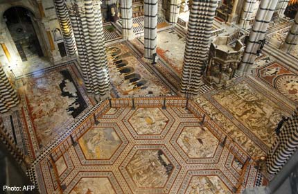 Magnificent Mosaic Floor In Siena Cathedral Unmasked