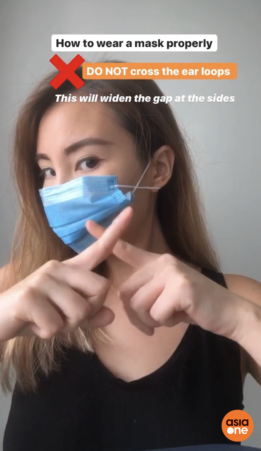 How to wear a disposable face mask the right way and make it fit better