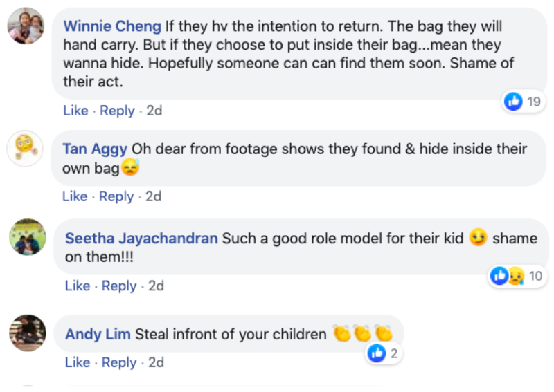 parents steal kids bag