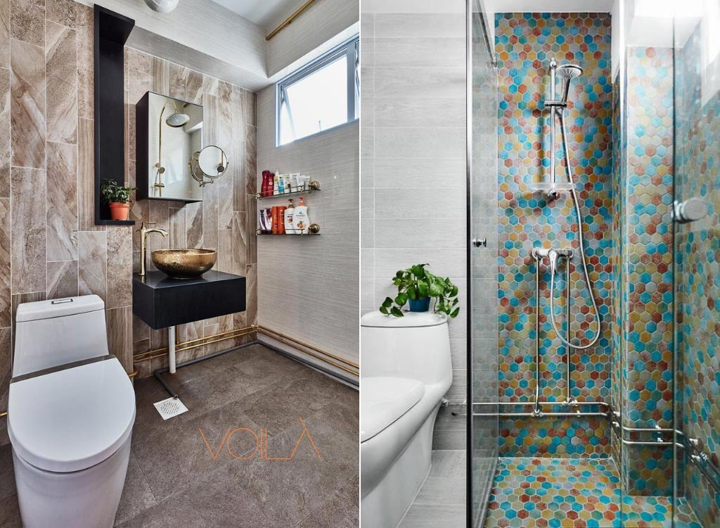 8 ways to camouflage HDB bathroom pipes (no hacking required