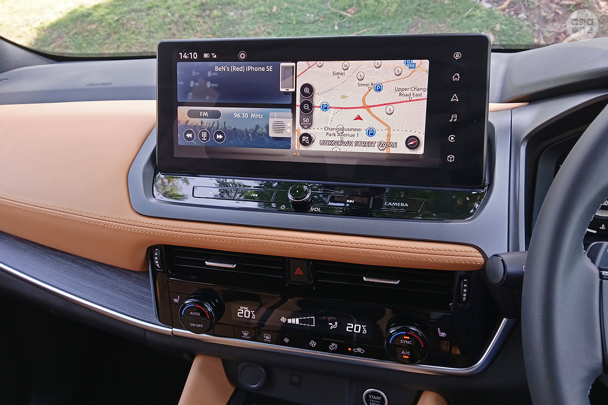 Nissan Qashqai dashboard