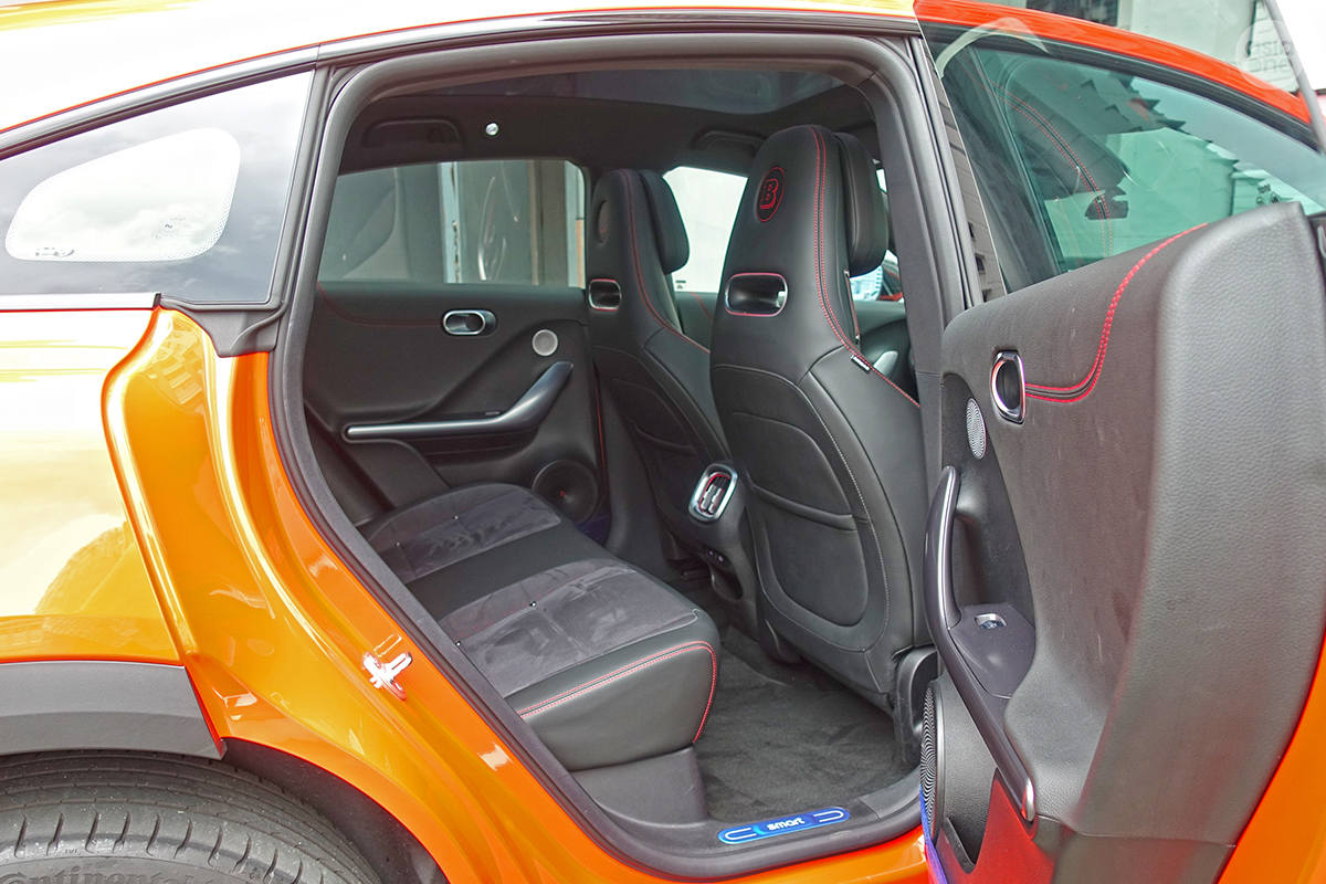 Smart #3 Brabus rear seats