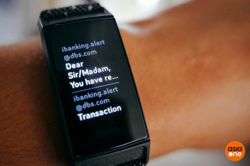 fitbit charge 4 text notifications