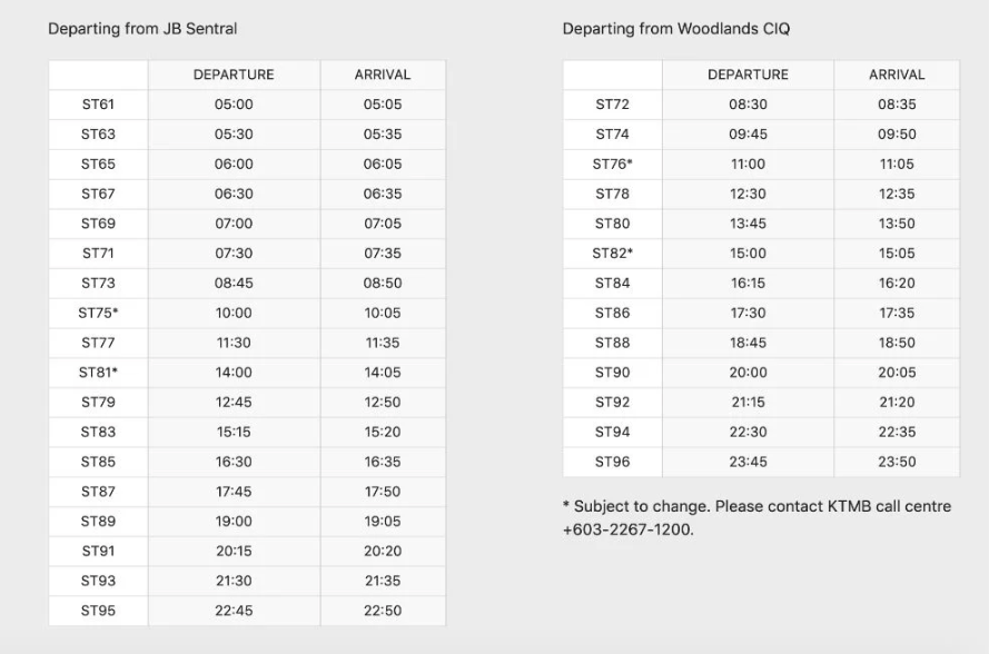 Ktm Intercity 2020 Malaysia Intercity Train Timetable Schedule Online Ticket Booking 2020 Railtravel Station