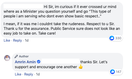 MP Amrin Amin Calls Out Supermarket Shoppers Who Suan Him for Asking Why They Hoard