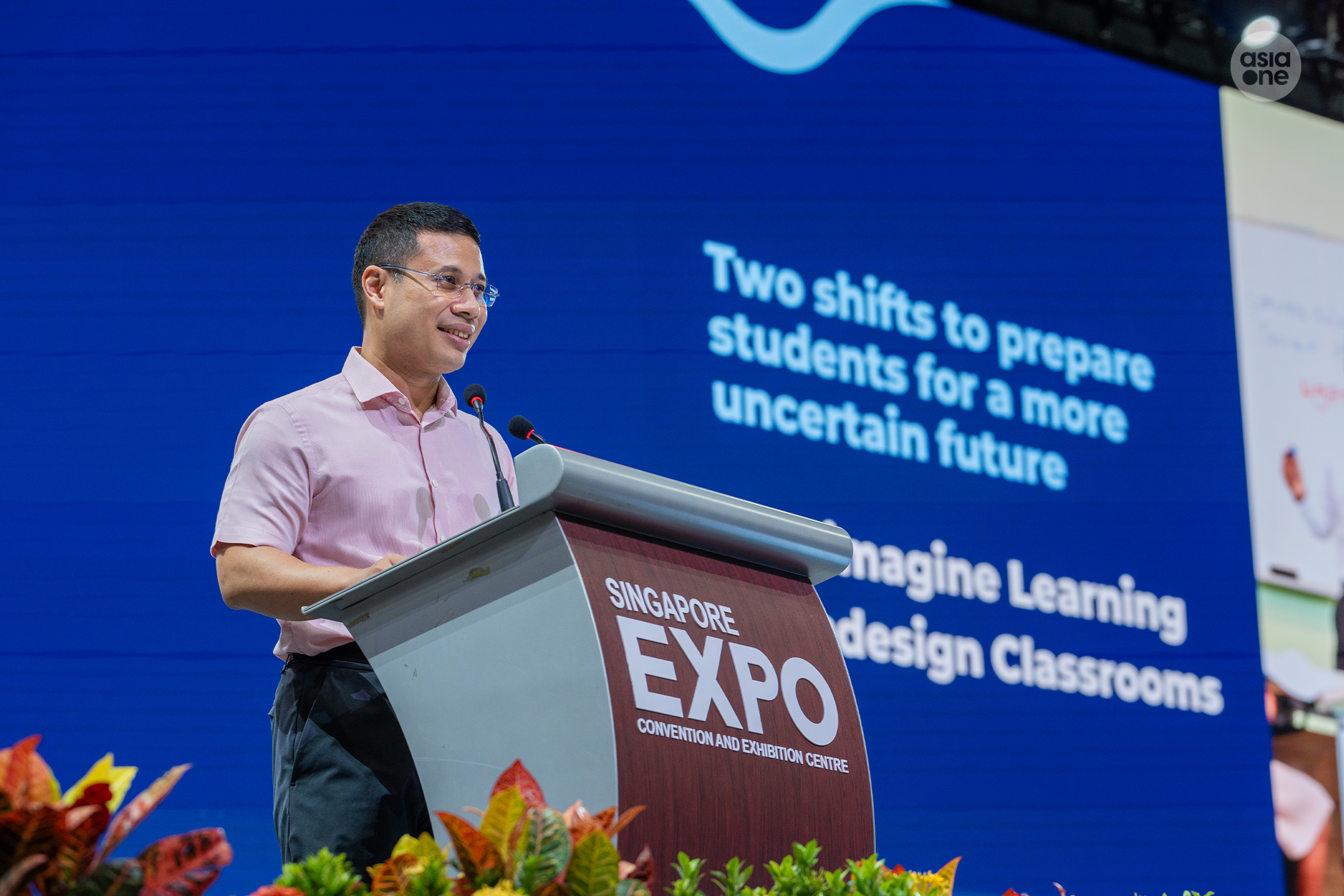 Education Minister Desmond Lee highlighted two shifts to reimagine learning and redesign classrooms at this year's Schools Work Plan Seminar on Wednesday (Sept 16).