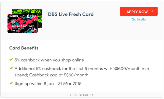 DBS live fresh