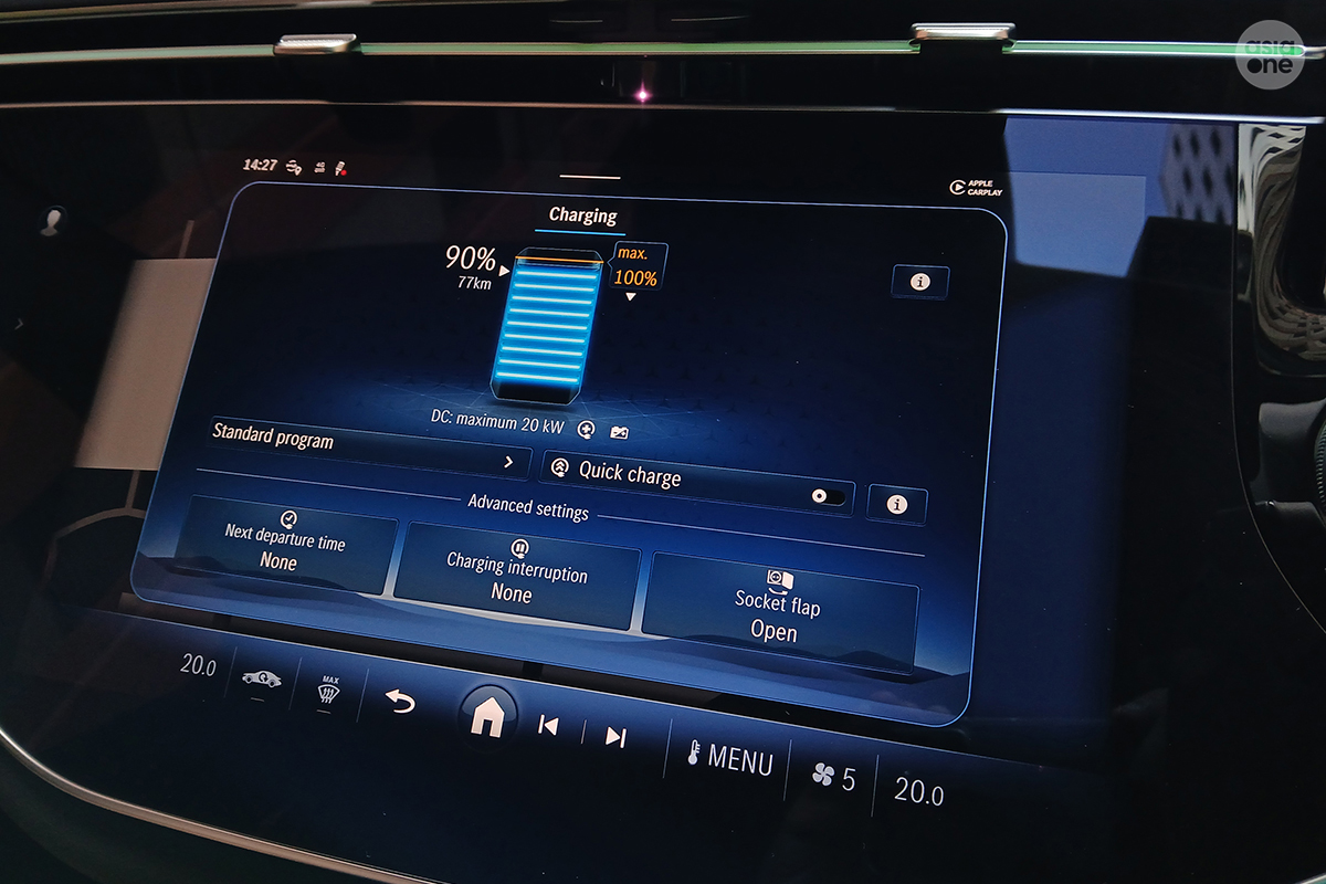 Mercedes-AMG E53 charging