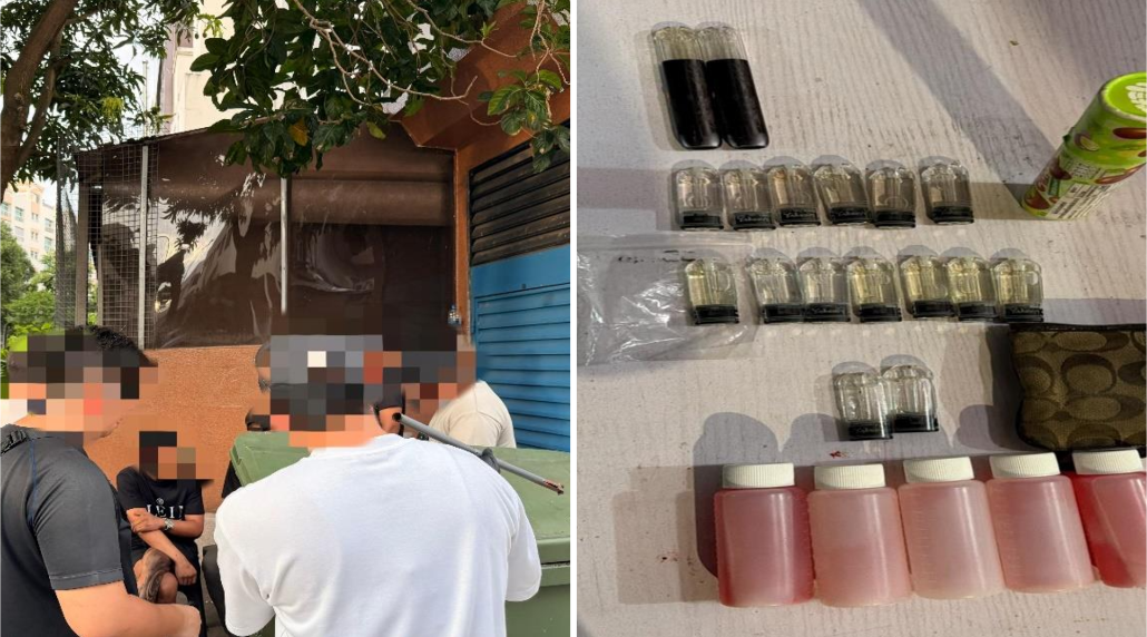 Unregistered health products and e-vaporisers, pods containing etomidate.