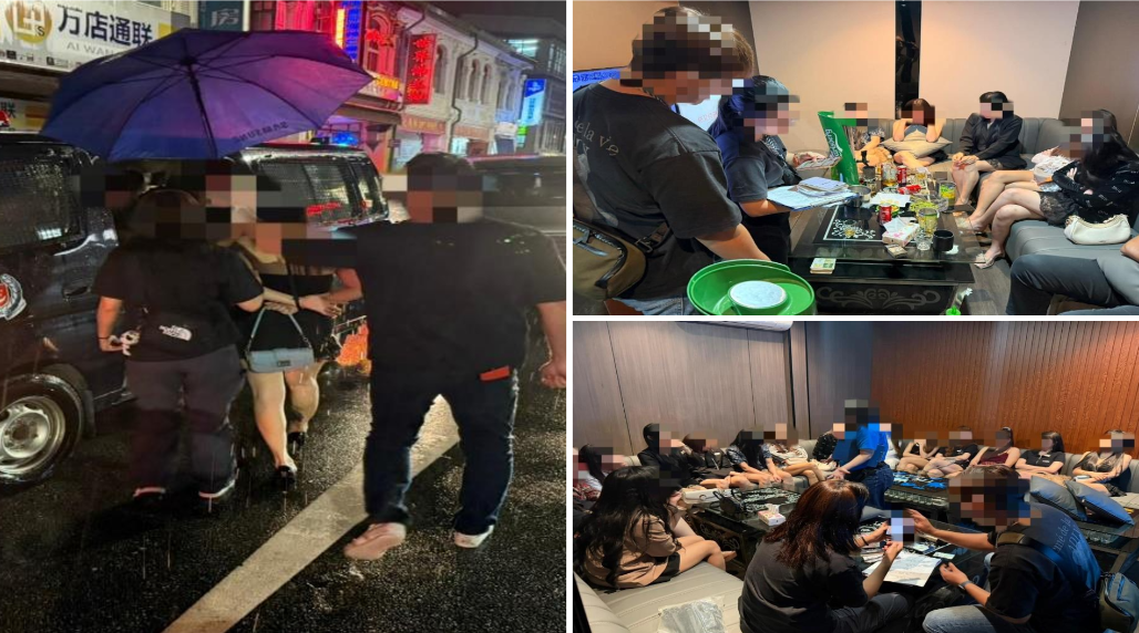 12 women were arrested for the alleged involvement in vice-related activities during ant-vice and anti-secret societies operations between Nov 12 and 22.