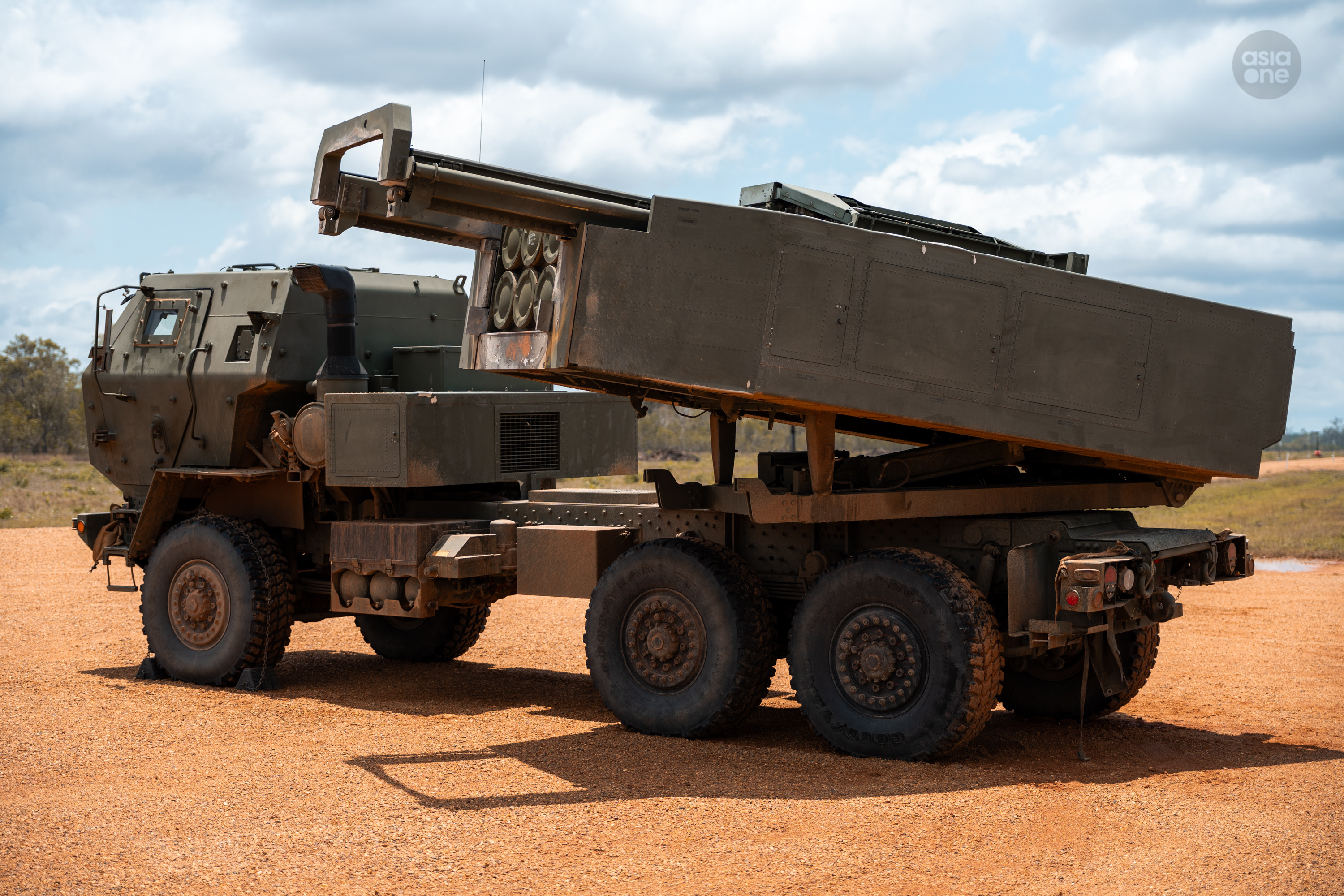 The Singapore Army's HIMARS in action during Exercise Wallaby 2025.
