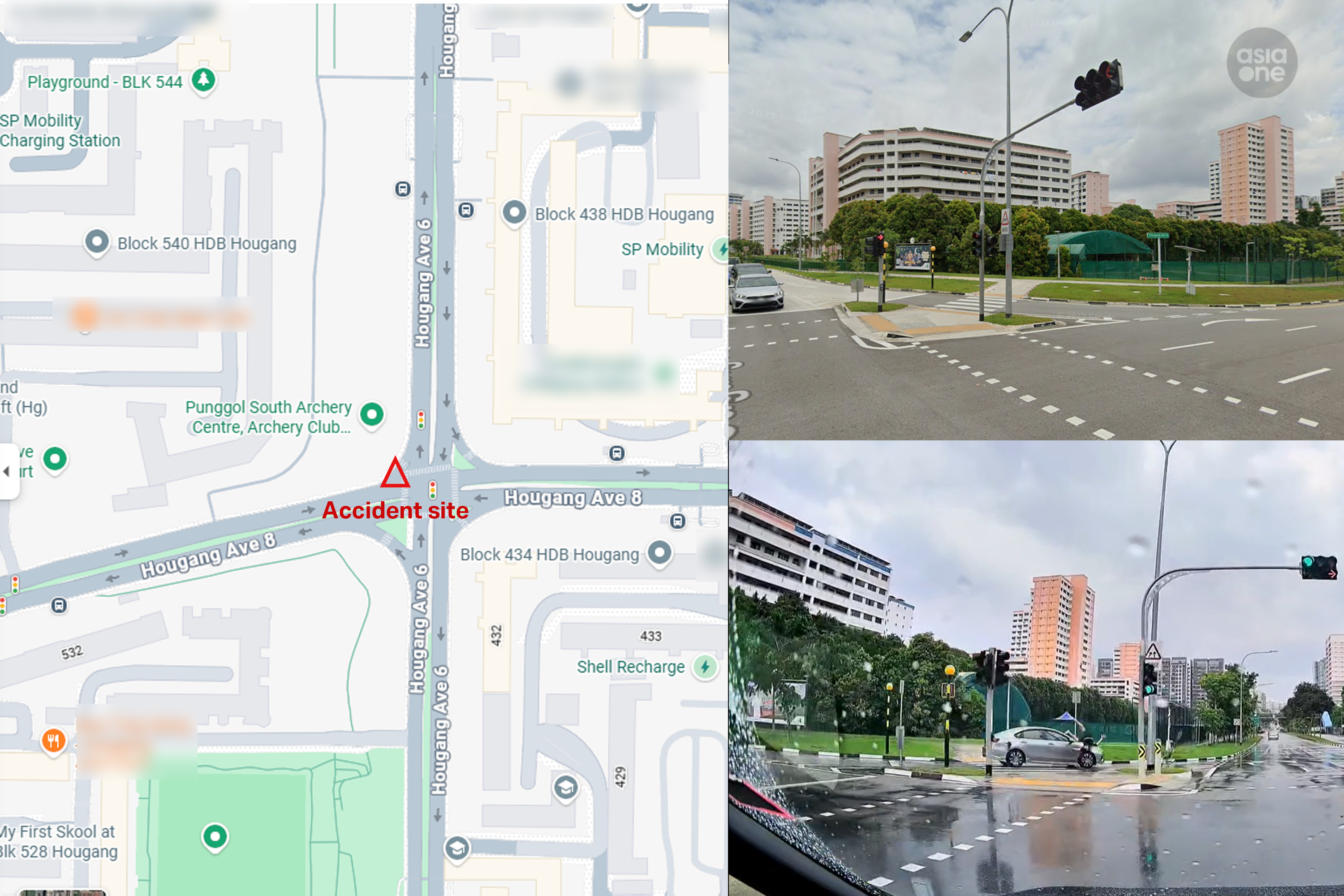Map showing where the accident occurred. 