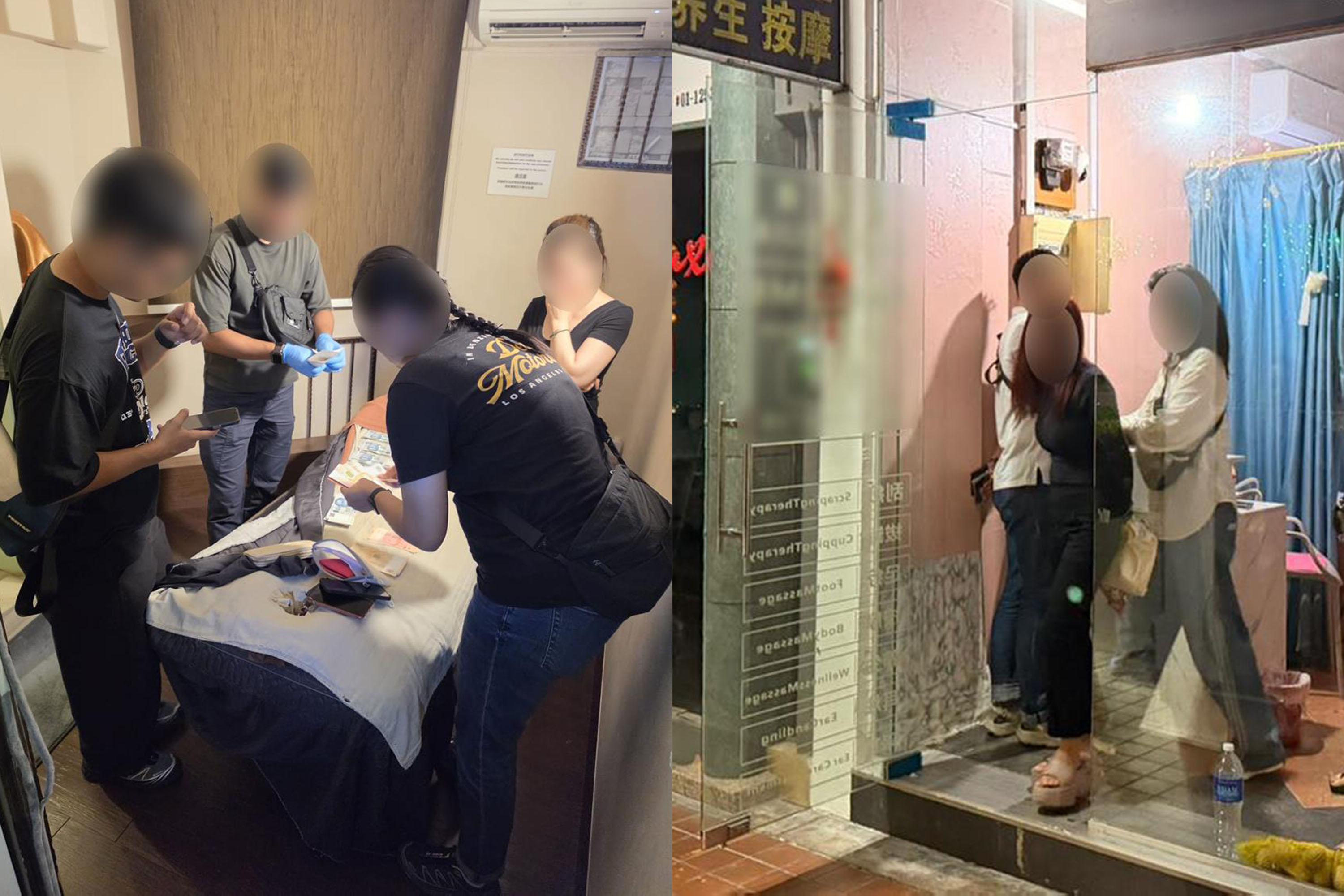 Fourteen of the 19 women arrested are suspected of their involvement in vice-related activites.