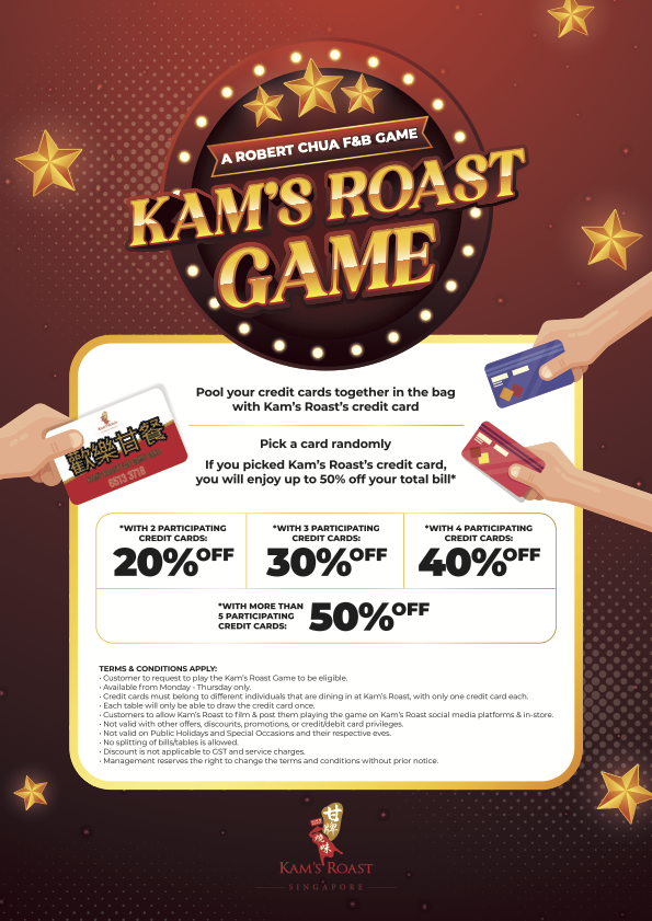 Credit Card Roulette Play credit card roulette with Kam's Roast for a chance to get up to 50 ...
