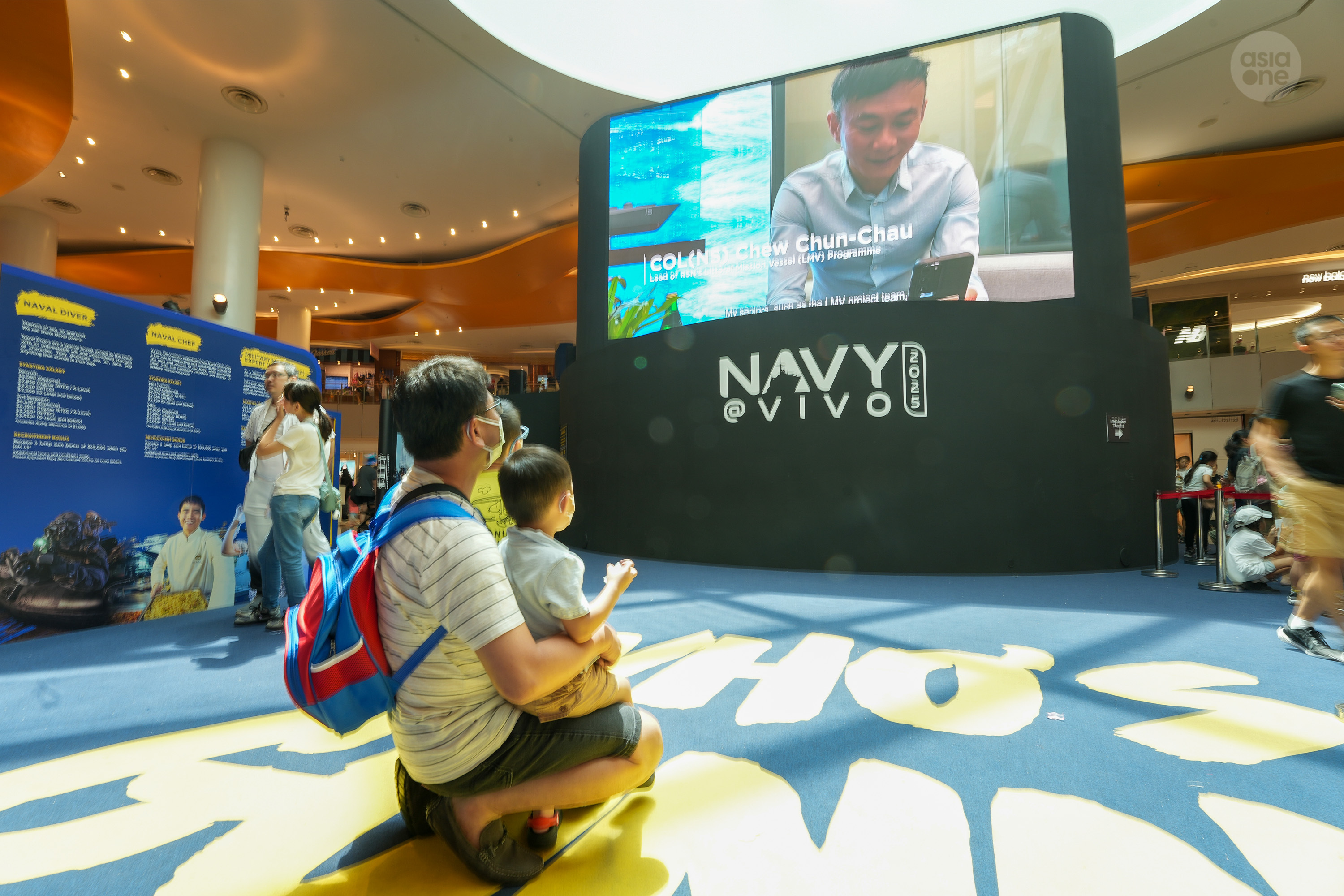 Visitors at Navy@Vivo 2025. 