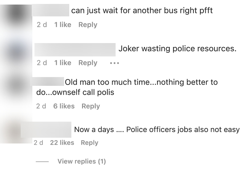 Man allegedly calls police after bus didn't stop 'right in front of him ...
