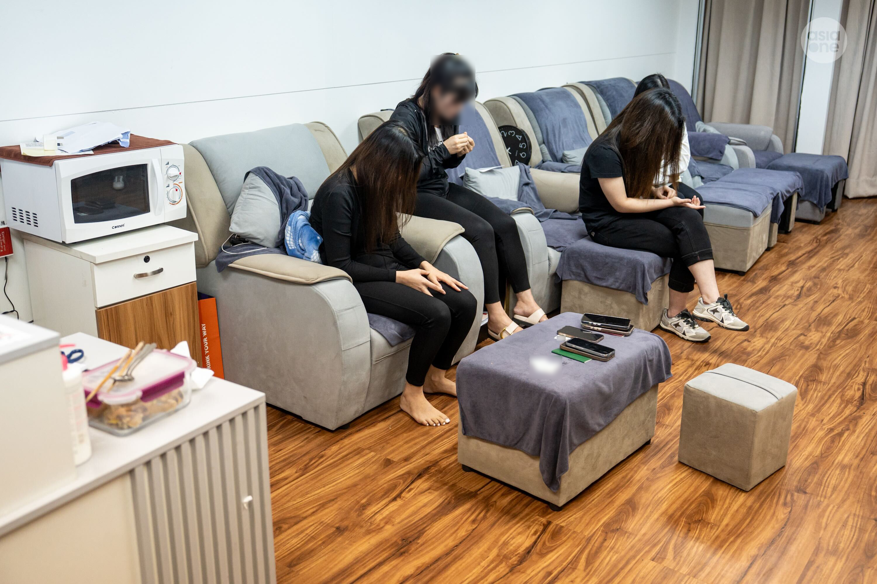 This massage establishment at People's Park Centre did not have a valid licence. 