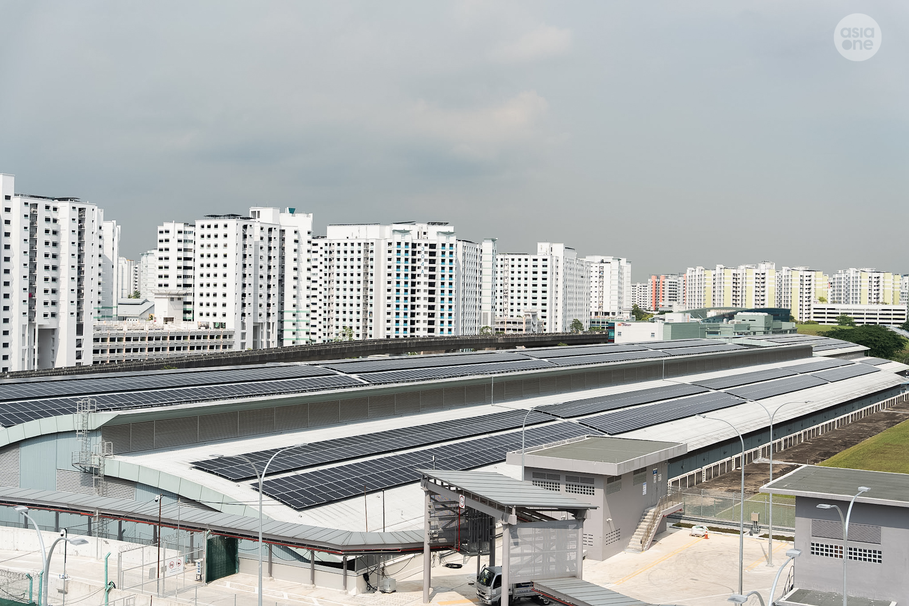 The photovoltaic panels are expected to offset the electricity consumptions of existing depot buildings and facilities operations.