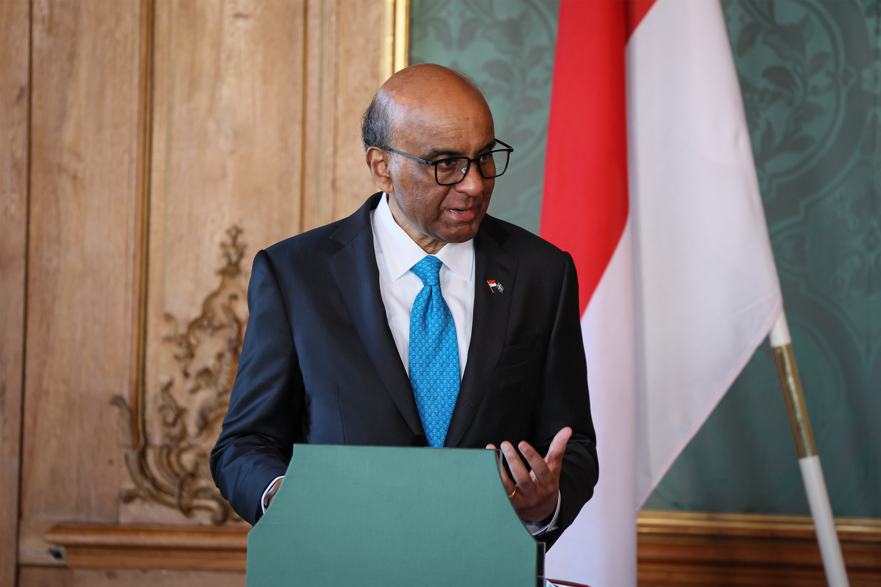 In his remarks at the joint press statement on Monday (Oct 19), President Tharman Shanmugaratnam noted that the common outlook between Singapore and Sweden have provided a strong foundation for practical cooperation over many years.