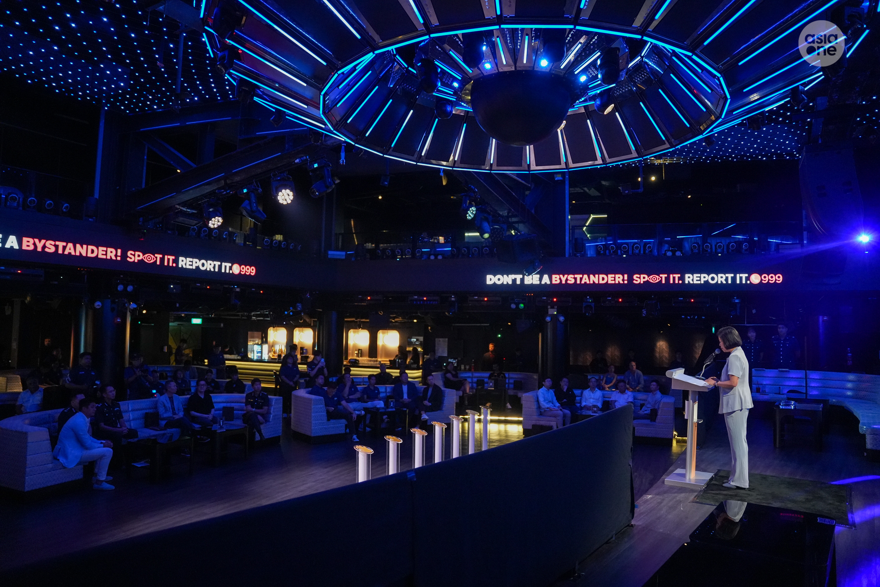 Second Minister for Home Affairs Sim Ann called on stakeholders such as associations, public entertainment establishments and patrons to strengthen prevention, deterrence and timely reporting in nightlife spaces to create a safer clubbing environment for all.