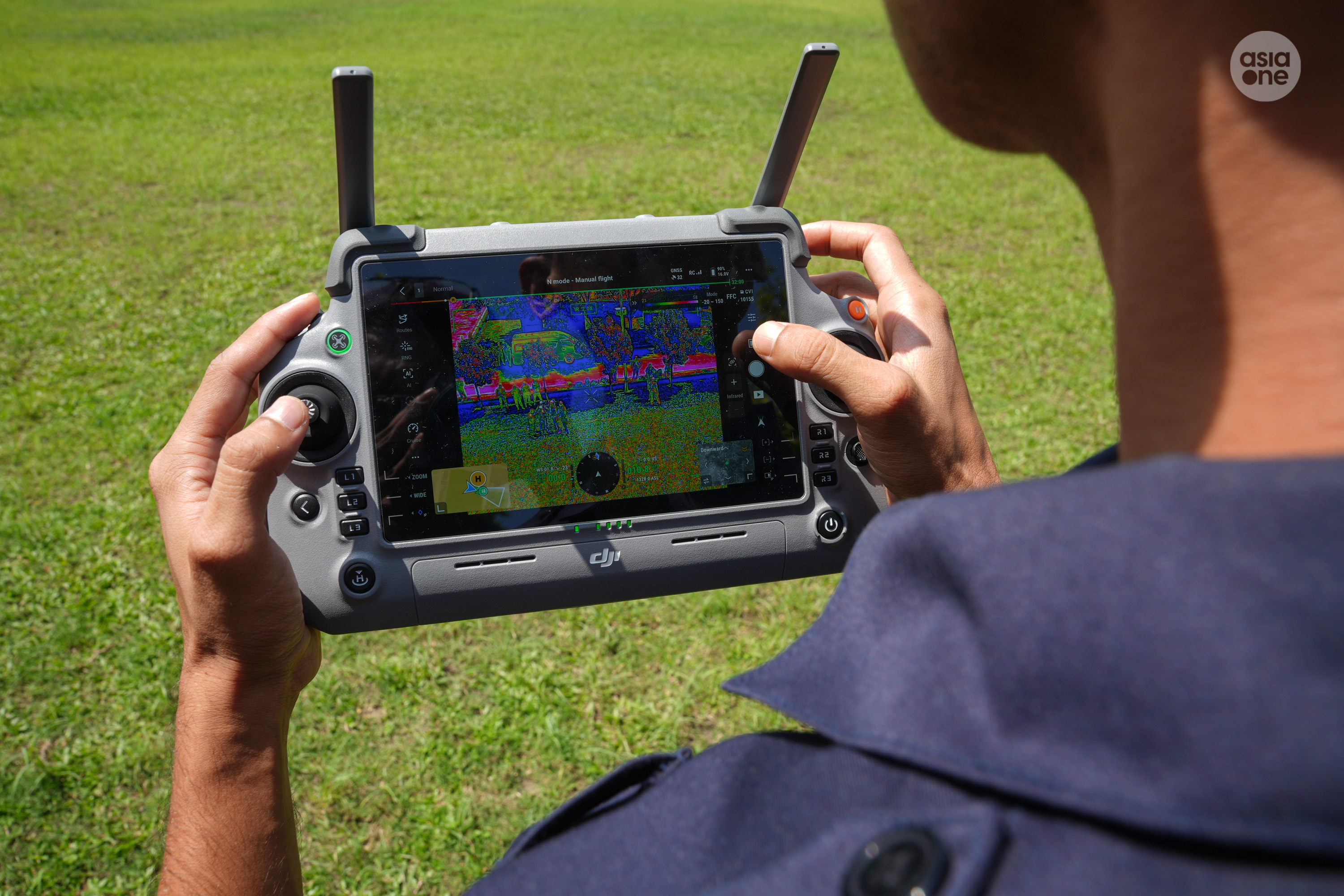 The drones are equipped with thermal detection capabilities that could be useful during search operations.