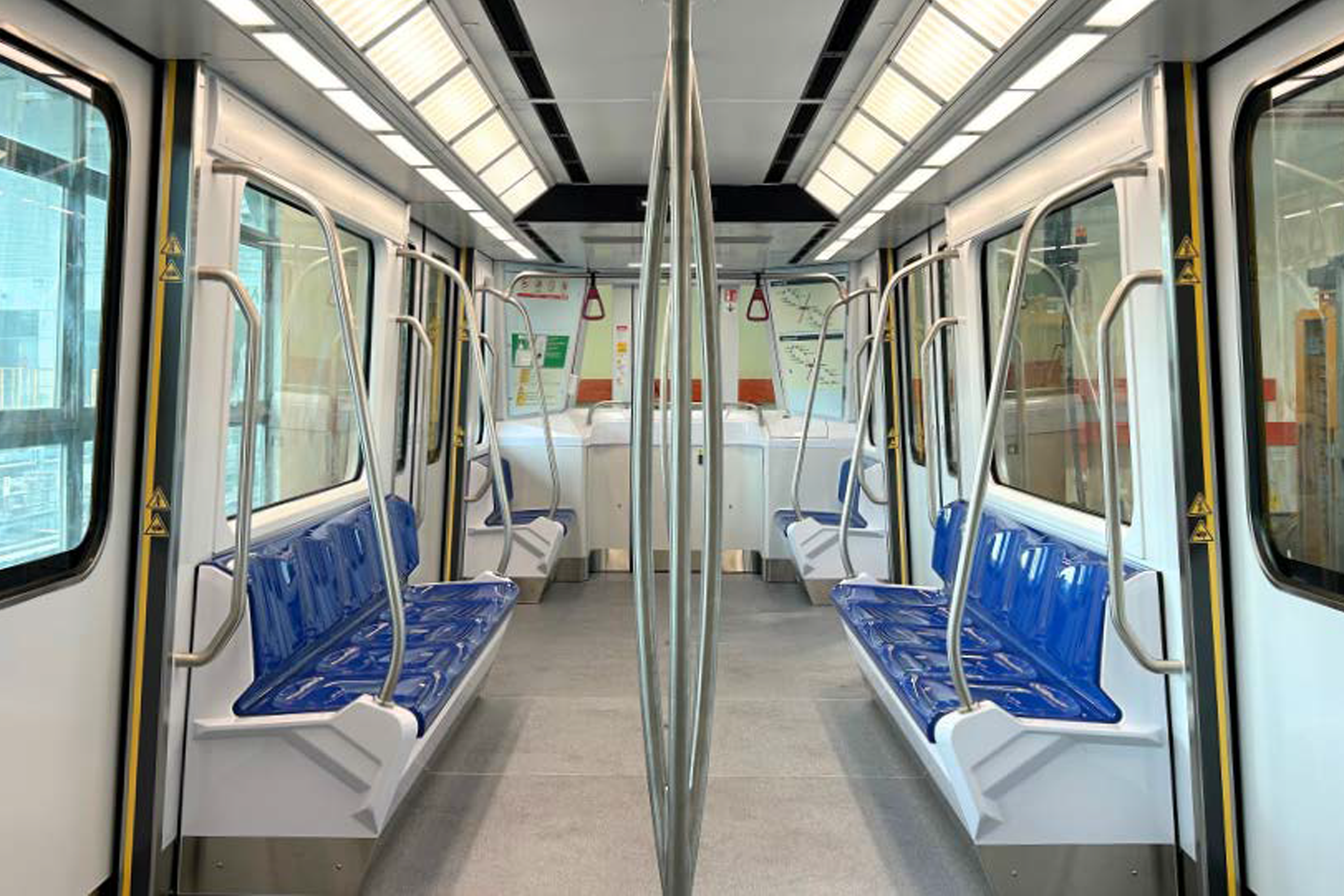 The new LRV with ergonomic seating.