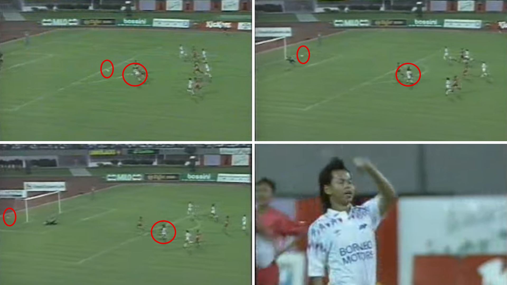Tokijan's goal against Kelantan in the 1991 Malaysia Cup.