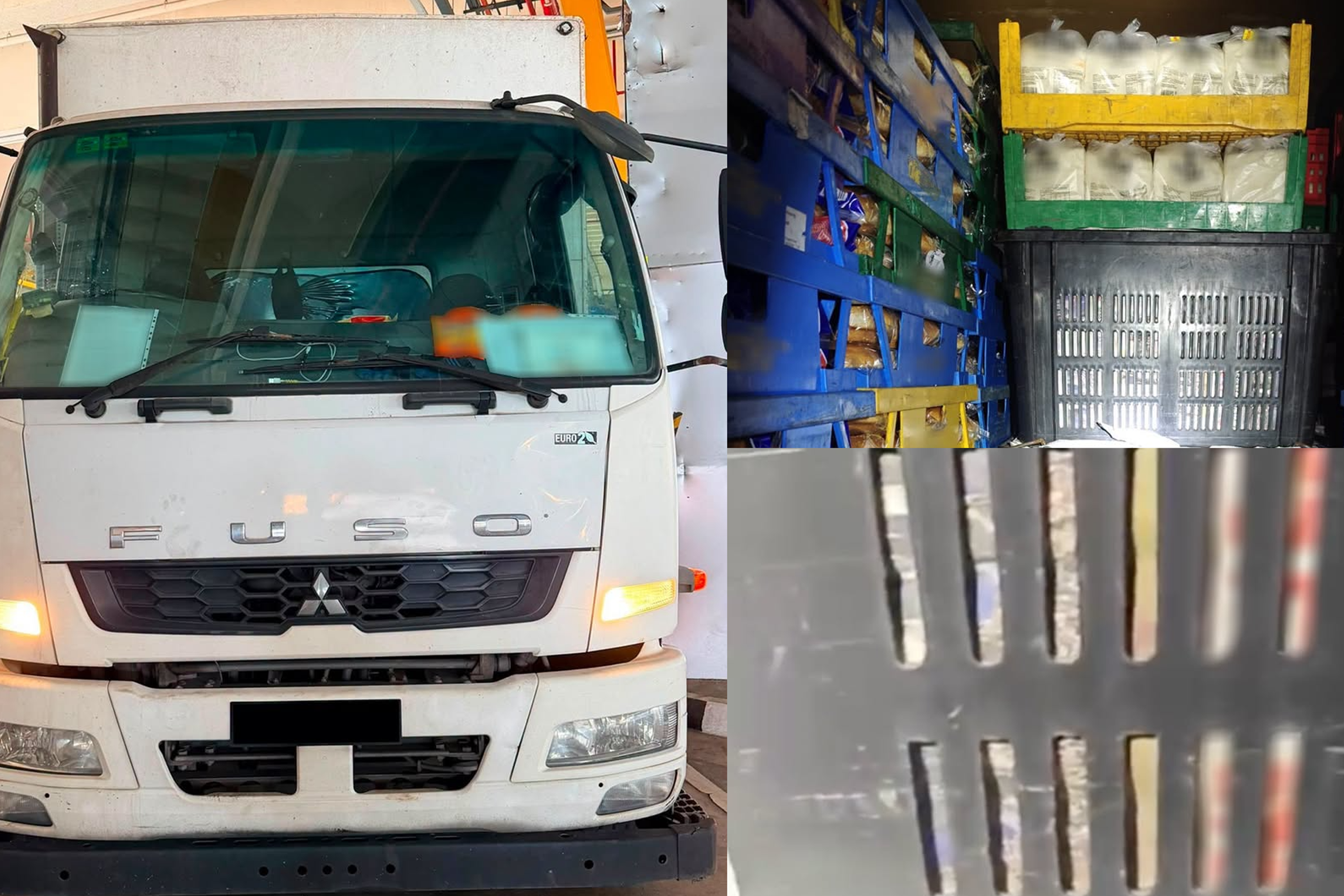 The Malaysia-registered lorry declared its consignment of goods as assorted bread.