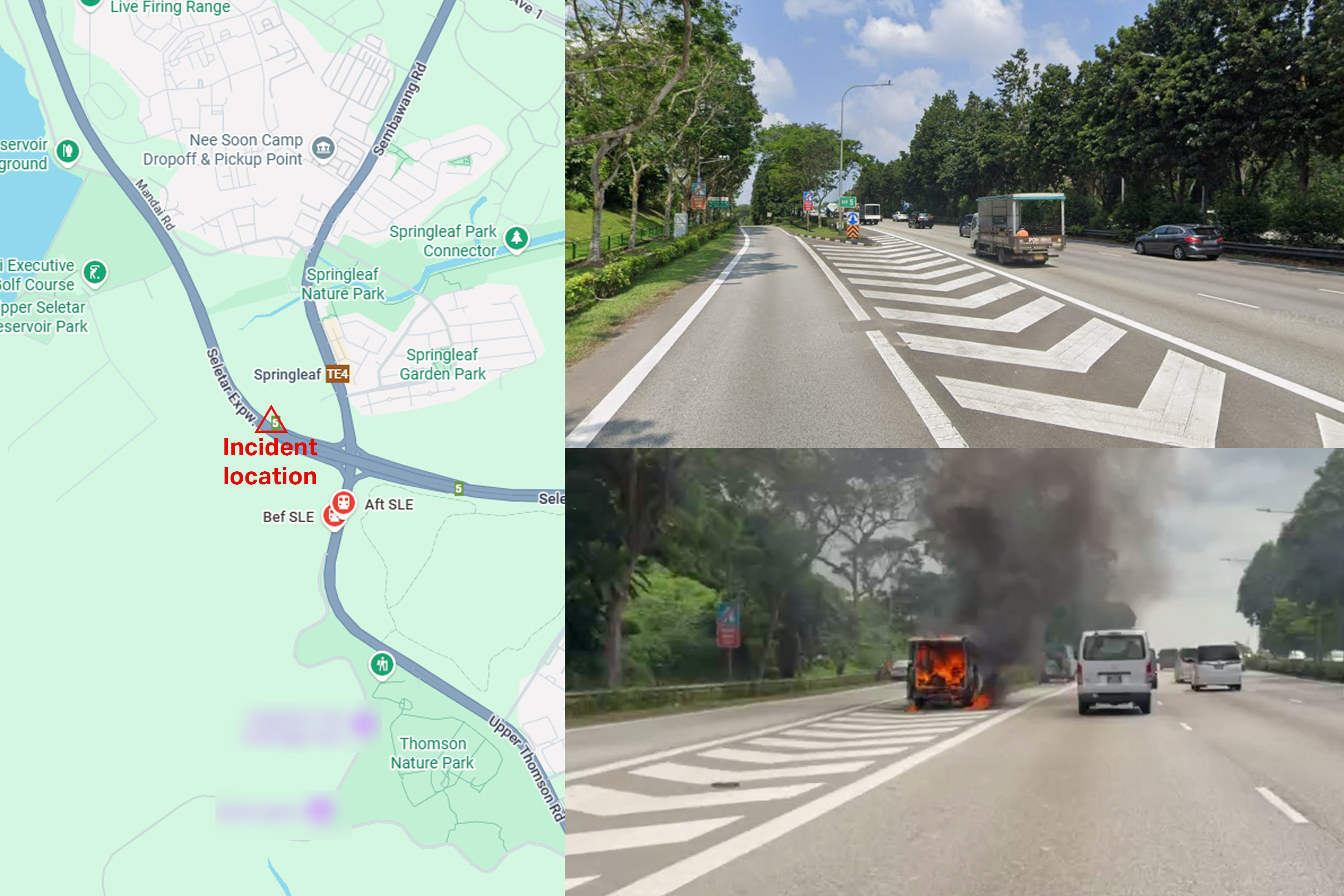 Map showing where the incident happened on June 7.